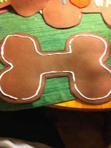 glue put on the bones