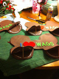 craft felt bones