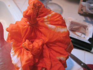 Tie-dye looking good so far