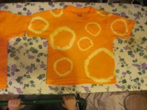 t shirt with dye