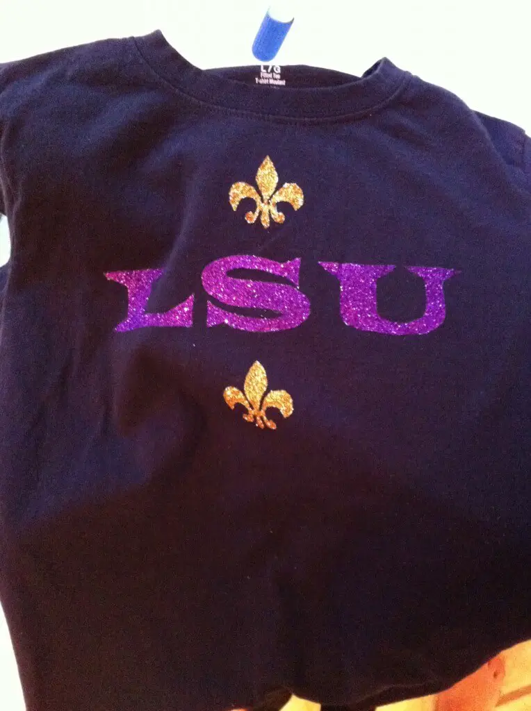 lsu sequin shirt