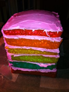 rainbow cake