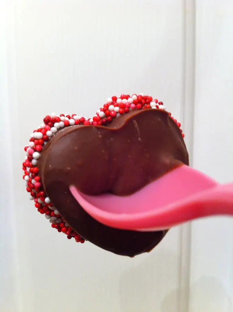 Hot chocolate on a spoon gift