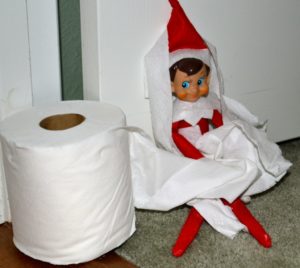 elf on a shelf toilet paper