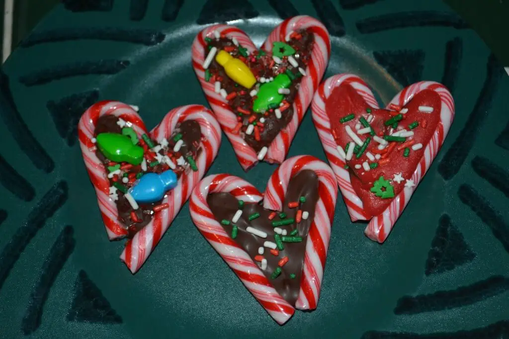 candy cane hearts