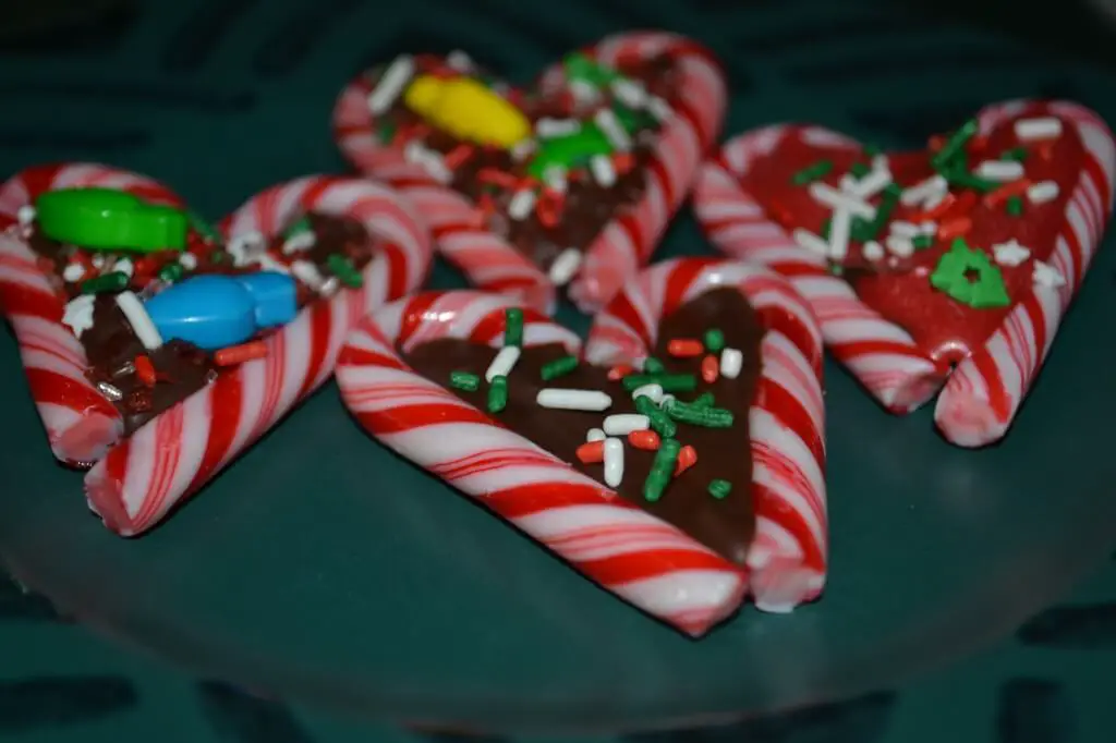 candy cane hearts