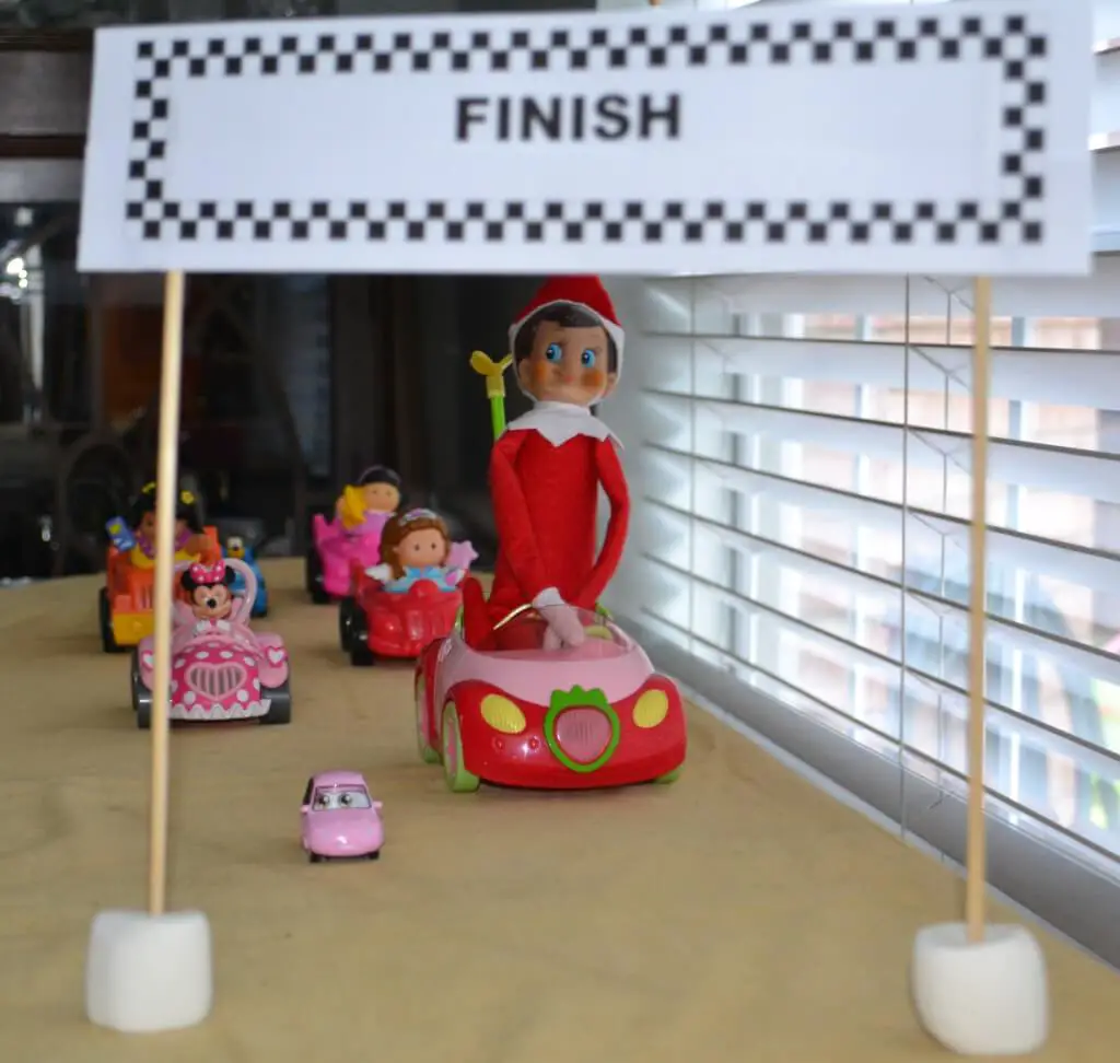 elf on a shelf road rally