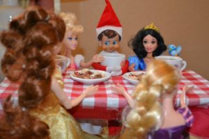 elf on a shelf princesses and donuts
