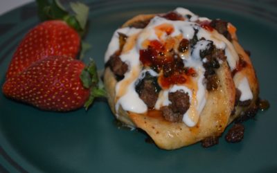 Beef Sticky Rolls for Breakfast or Brunch