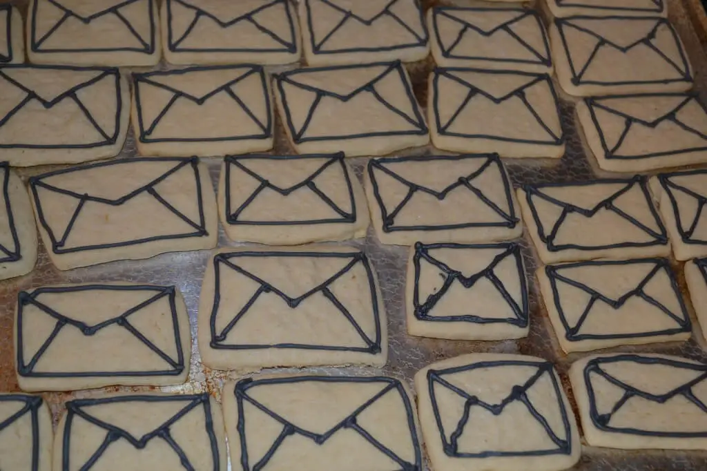 envelope cookies envelope cookies