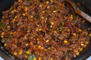 preparing chipotle sloppy joes