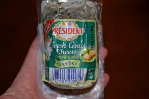 goat cheese with herbs