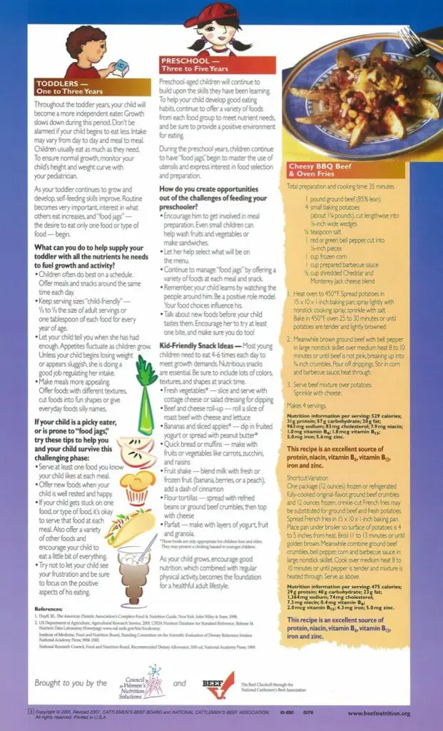 childhood nutrition tips