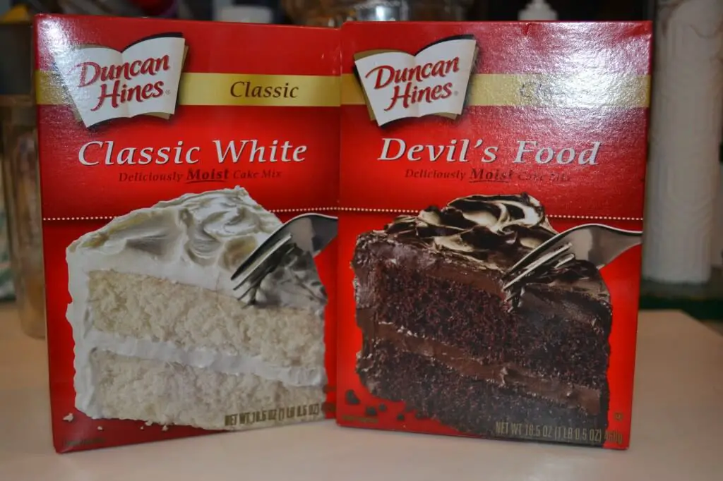 cake mix for zebra stripe cake