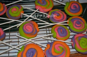 lollipop cookies, playdough cookies