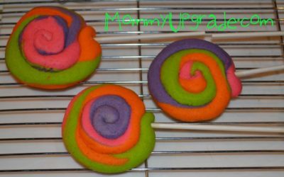 How to Make Rainbow Lollipop Cookies