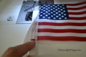 how to make an american flag banner