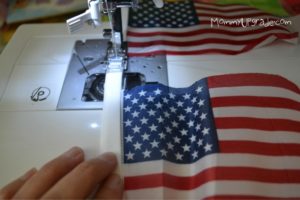 how to make an american flag banner