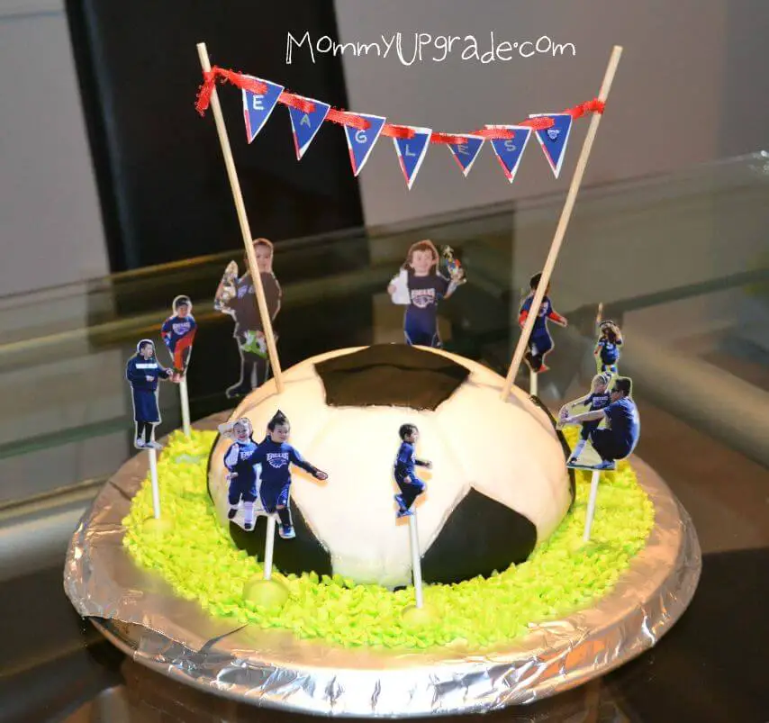 soccer ball cake