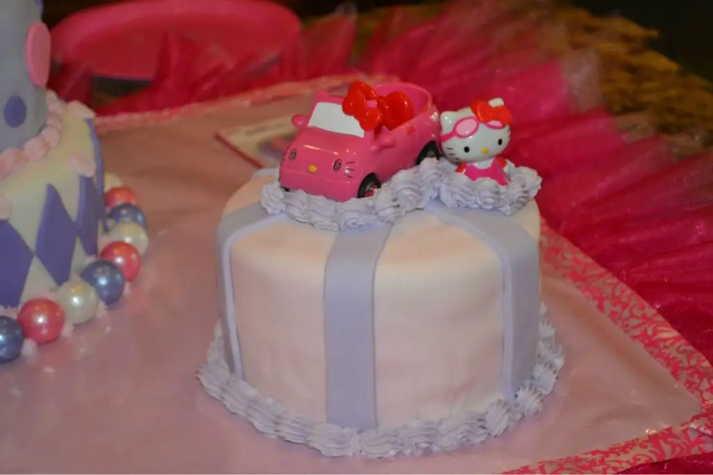 hello kitty birthday party cake