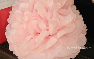 How to make tissue paper pom poms