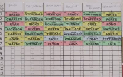 My first fantasy football draft