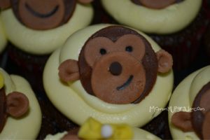 monkey cupcakes