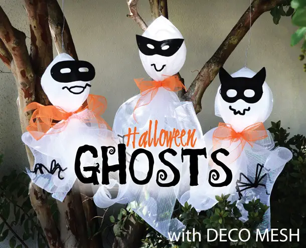 deco mesh ghosts