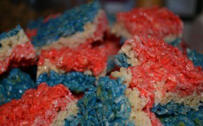 Election Day Rice Krispy Treats