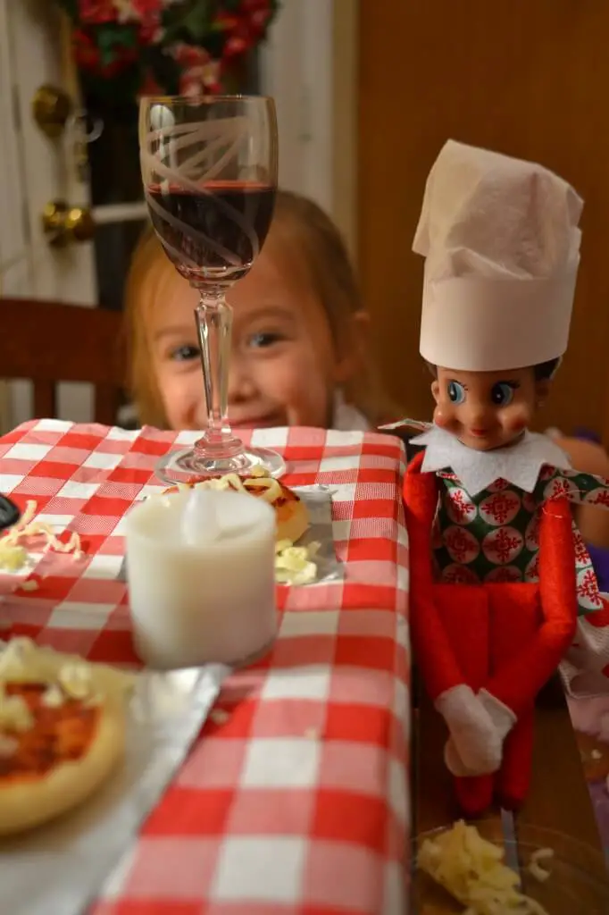 pizza party elf on a shelf