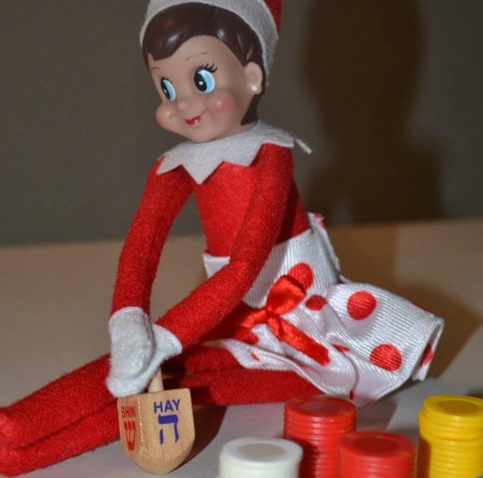 Elf on a Shelf: Day 15 Dreidel