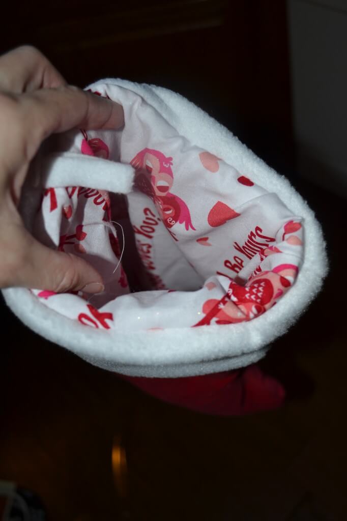 how to make a christmas stocking with cuff