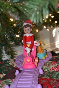 Elf on the Shelf My Little Pony train