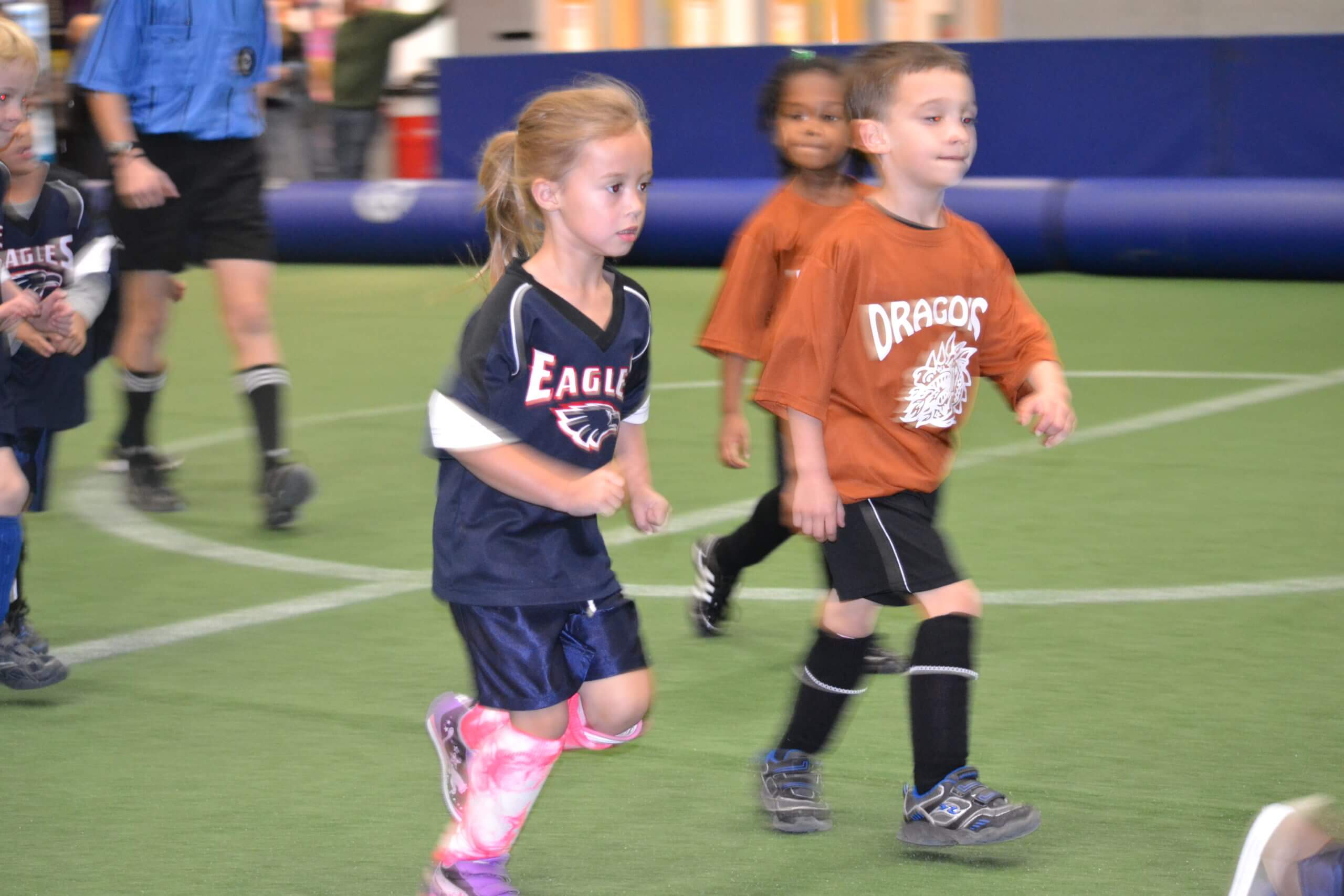 preschool soccer game