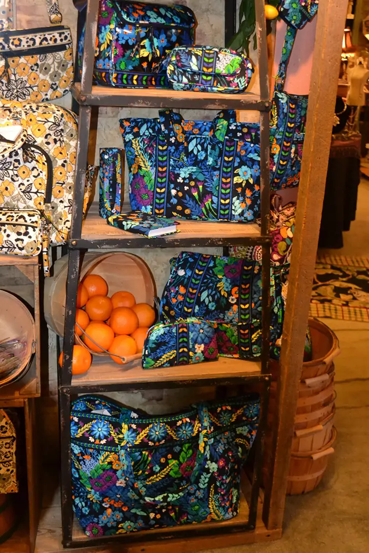 vera bradley midnight blues display vintage house vera bradley display