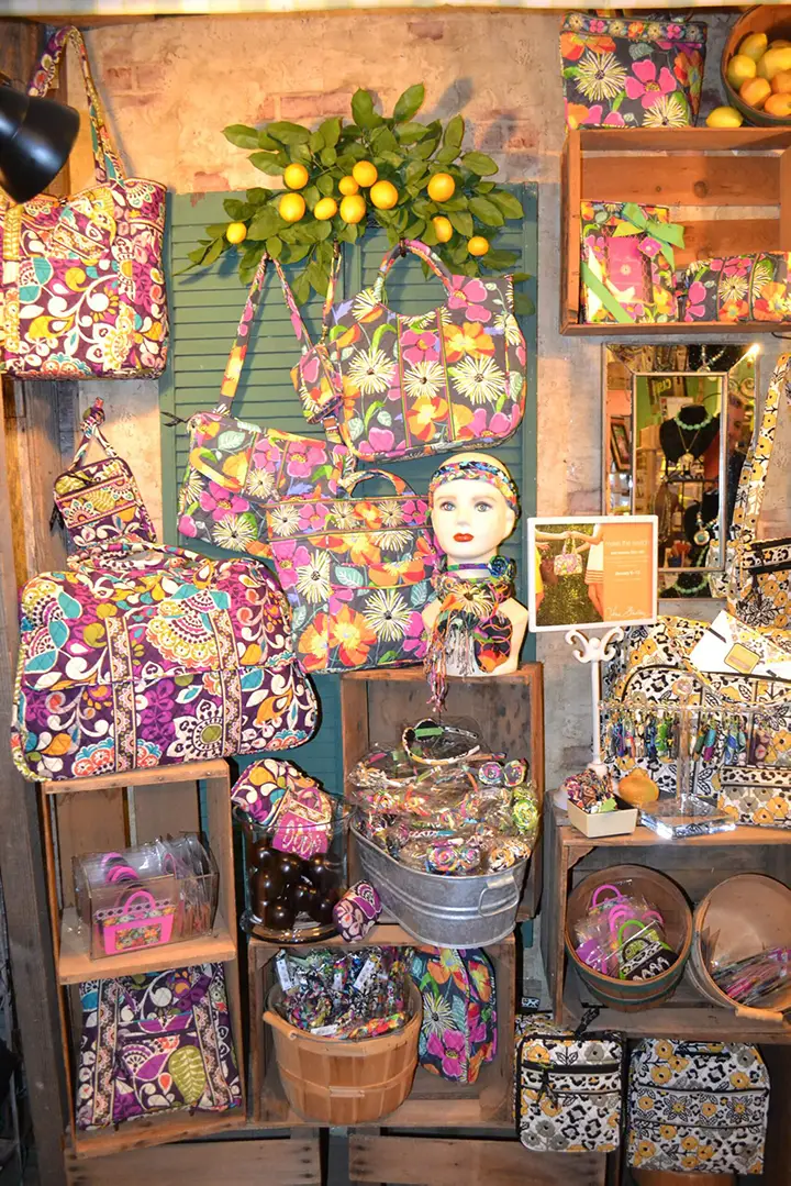 New patterns from vera bradley on display