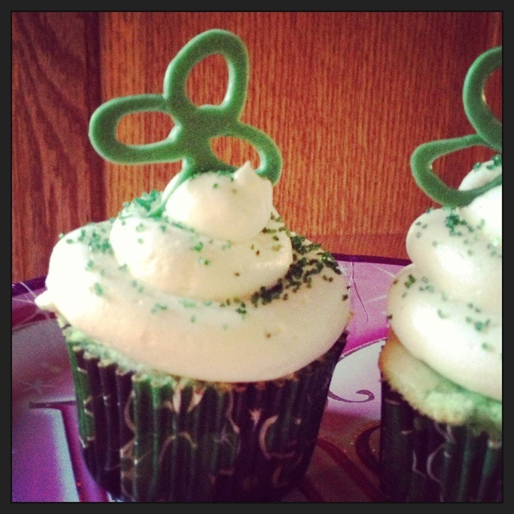 Irish cupcakes Irish cupcakes
