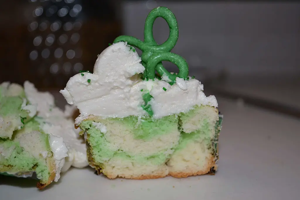 layered cupcake
