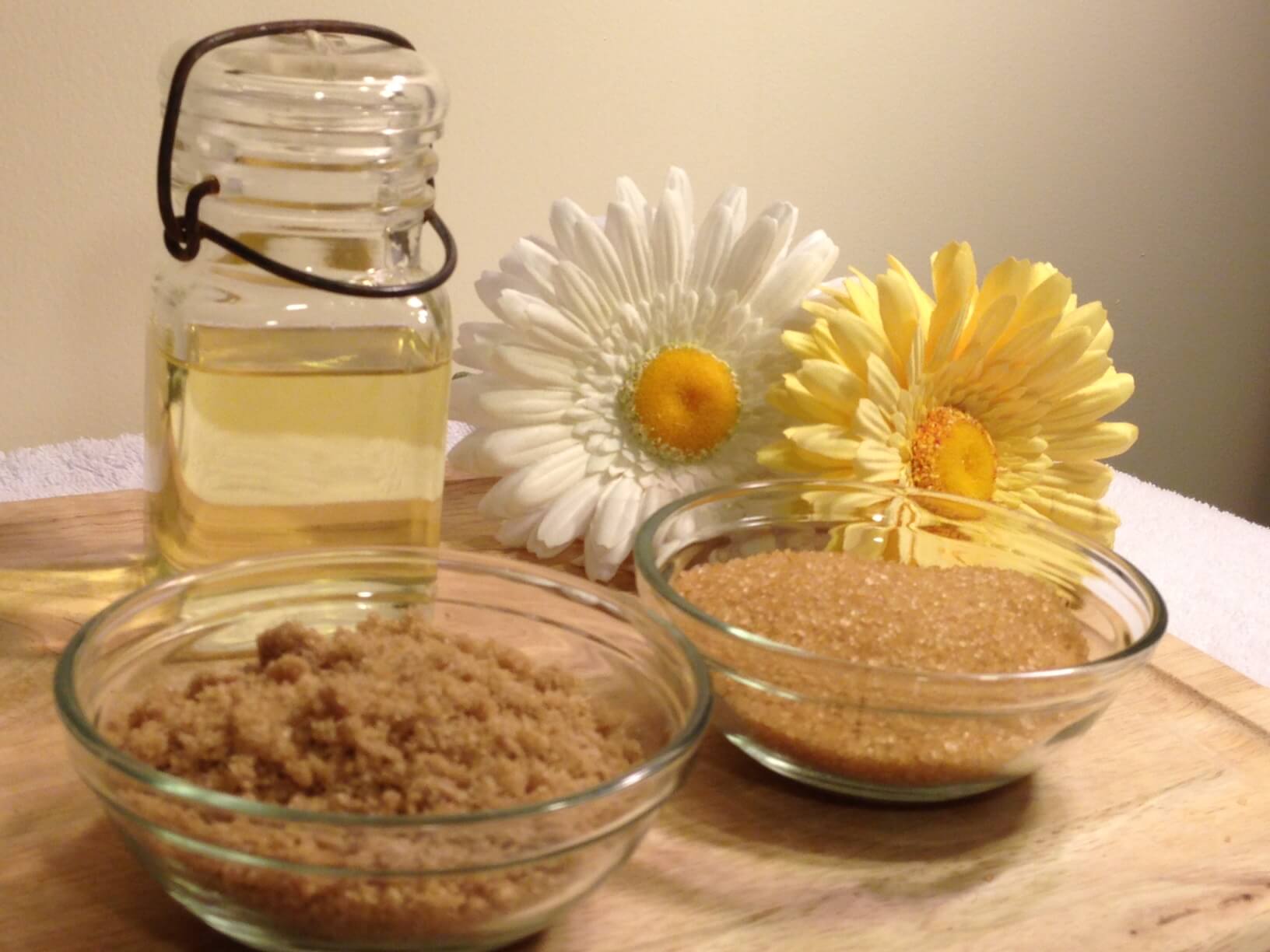 homemade body scrub