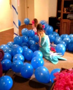 Mermaid party ballons