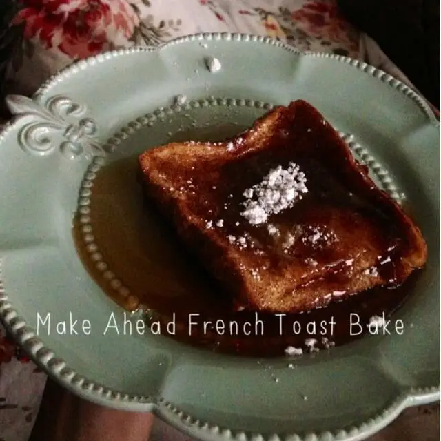 make ahead french toast bake