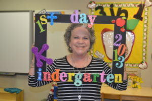 teacher first day of school photo frame