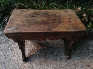 hundred year old stool
