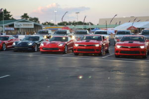 beautiful red chevys