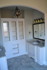 master bath custom home