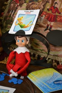 elf on shelf with tinker bell headbands