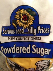 powdered sugar from sprouts