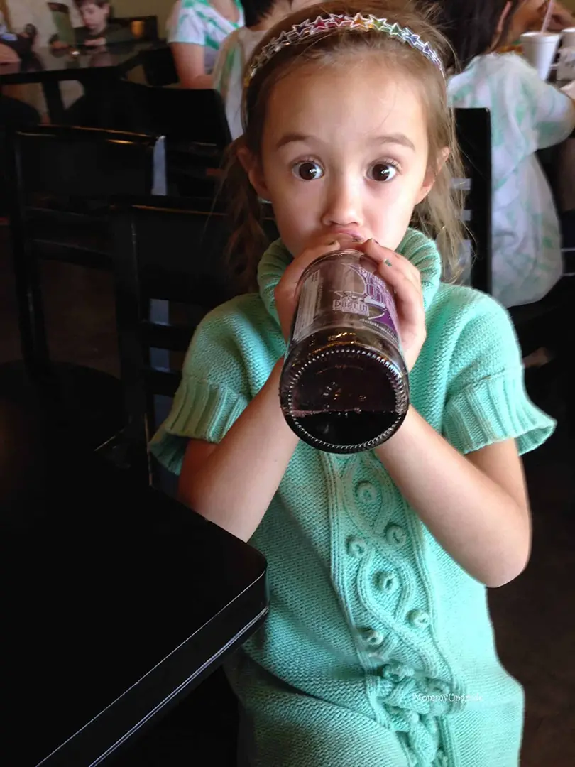 grape soda at pie peddlers in glen rose cane sugar grape soda