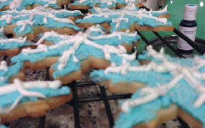 Snowflake Shortbread Cookies