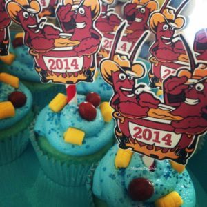 crawfish boil cupcakes